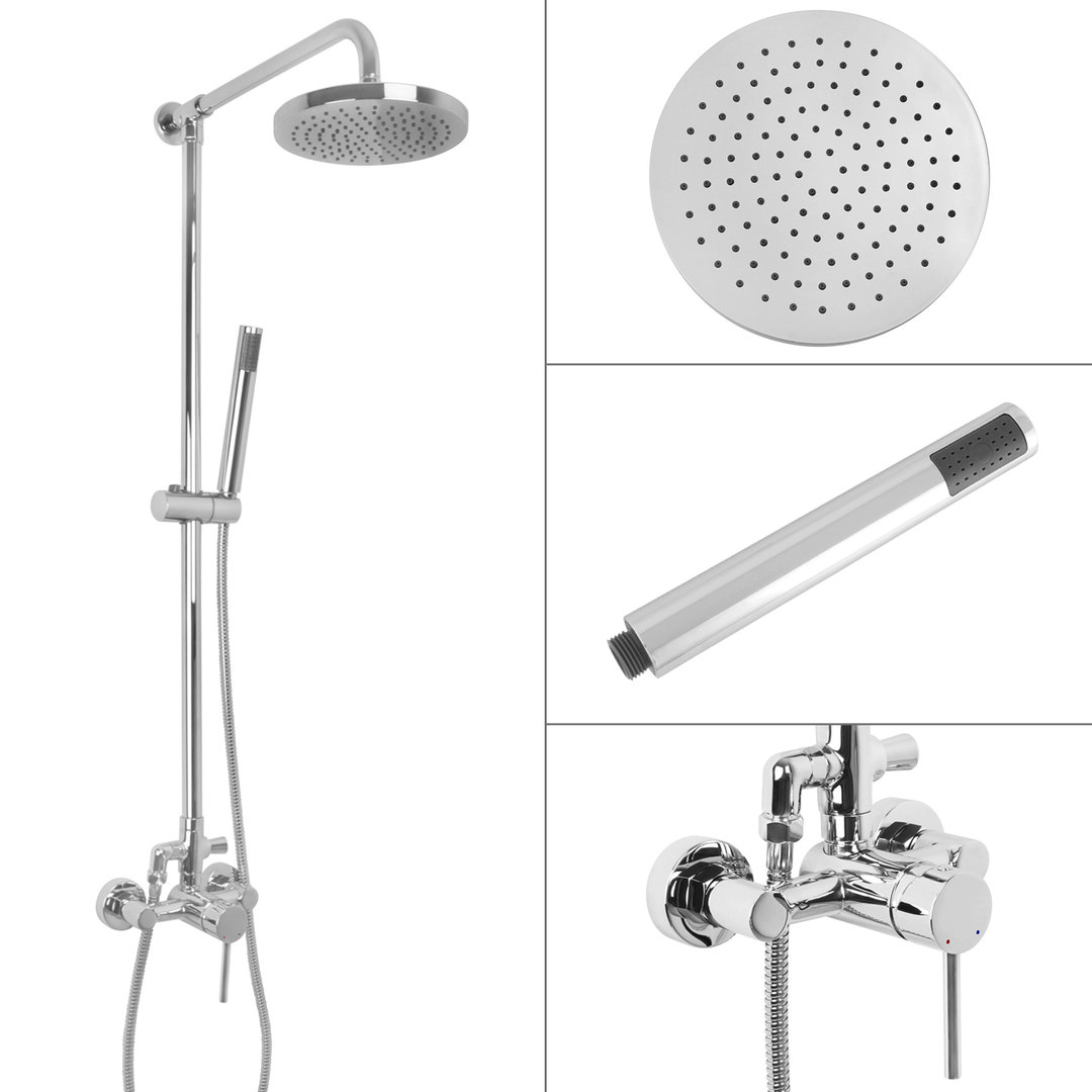 Welfenstein Aufputz-Set 2A-1482 Regendusche 20cm