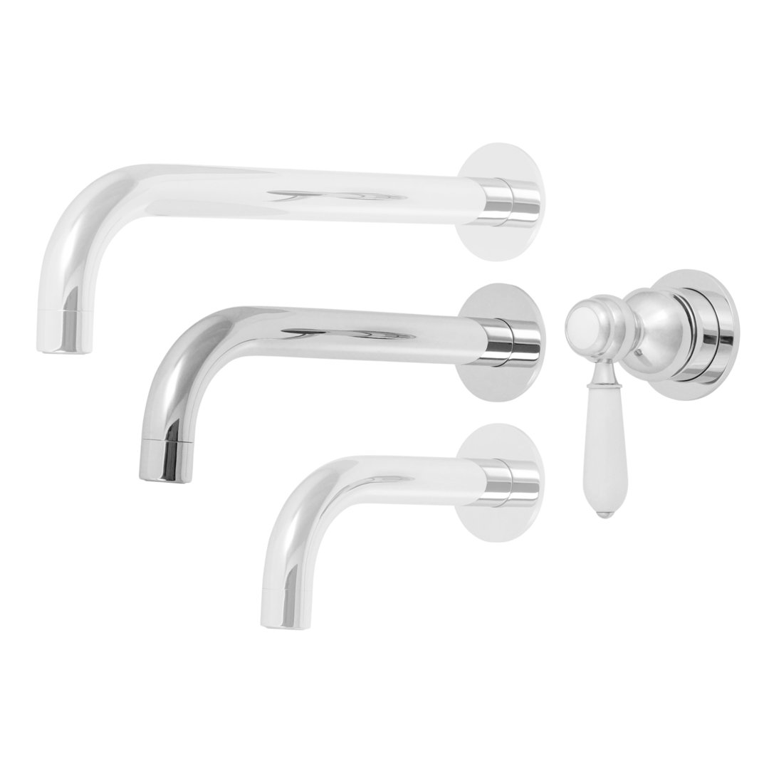 Welfenstein Nostalgie 2-Loch Armatur 2L-LX verschiedene Auslauflängen