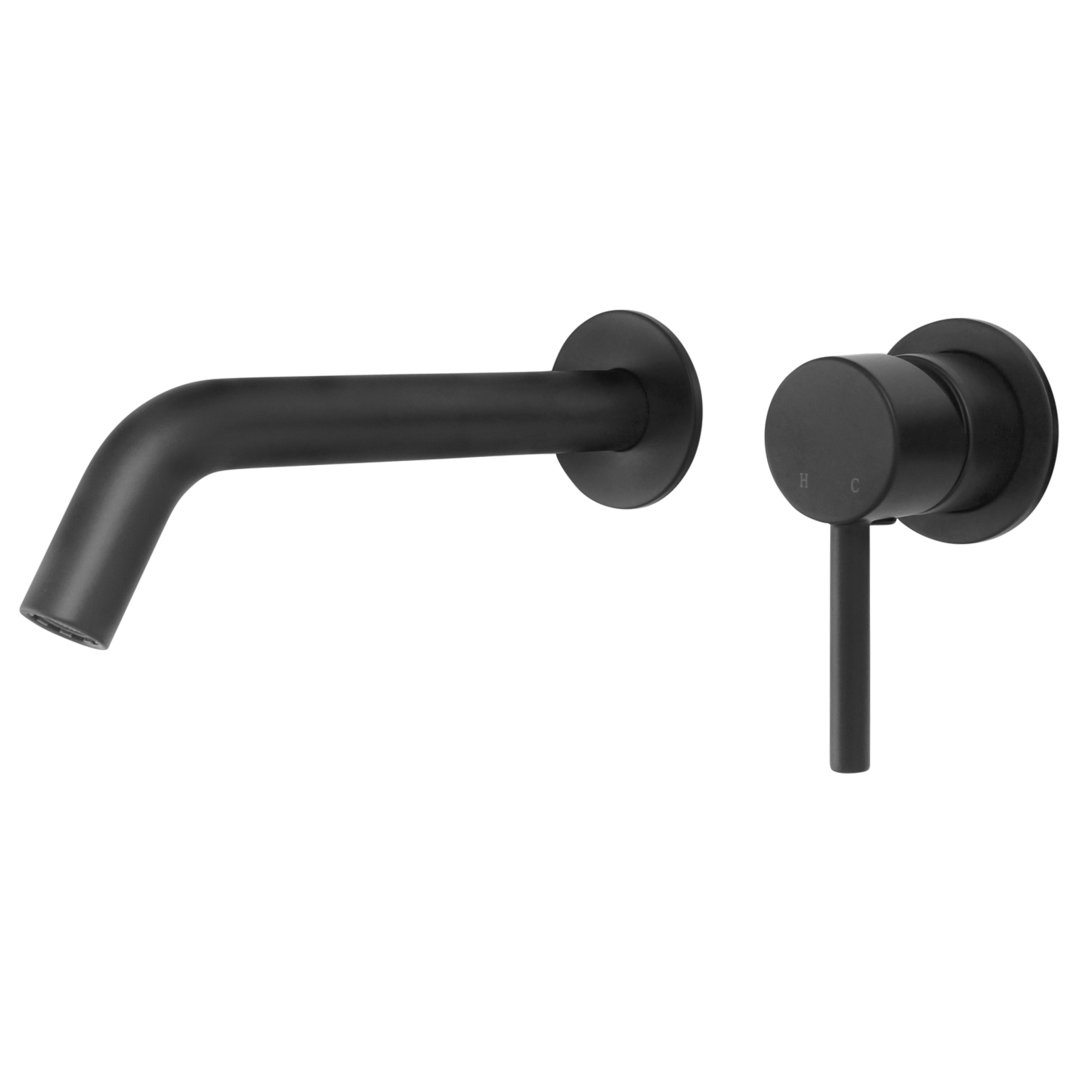 Welfenstein 2-Loch Unterputz Armatur 2L-U37PA schwarz matt