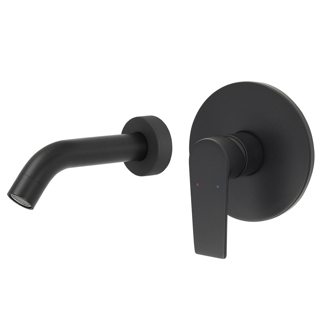 Welfenstein 2-Loch Armatur 2L-WBK34 schwarz matt