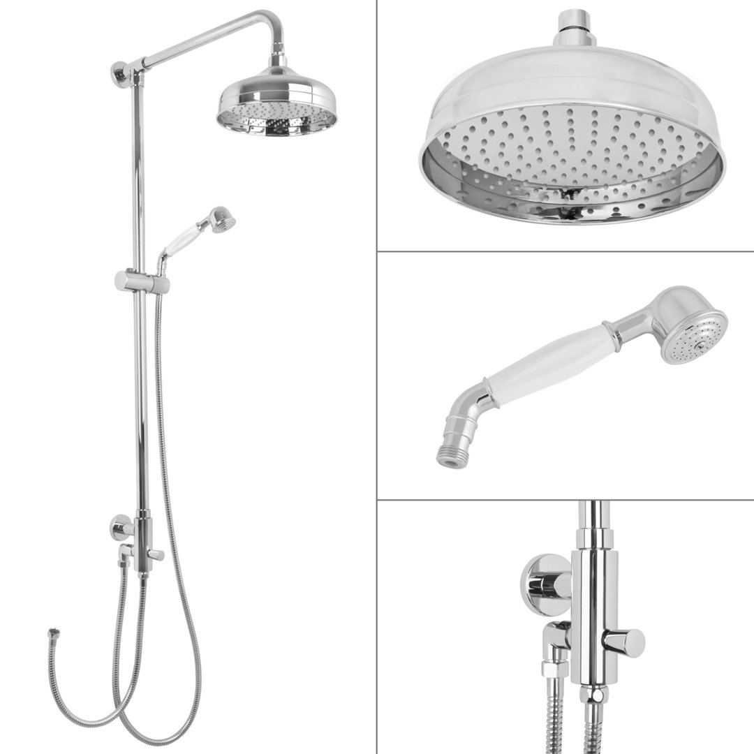 Welfenstein Aufputz-Set 2M-N1 Regendusche Nostalgie