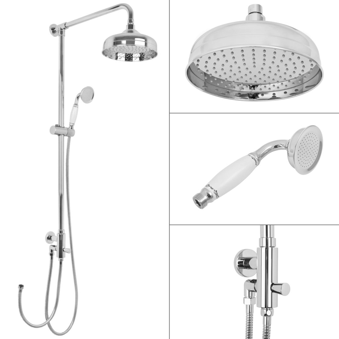 Welfenstein Aufputz-Set 2M-N2 Regendusche Nostalgie