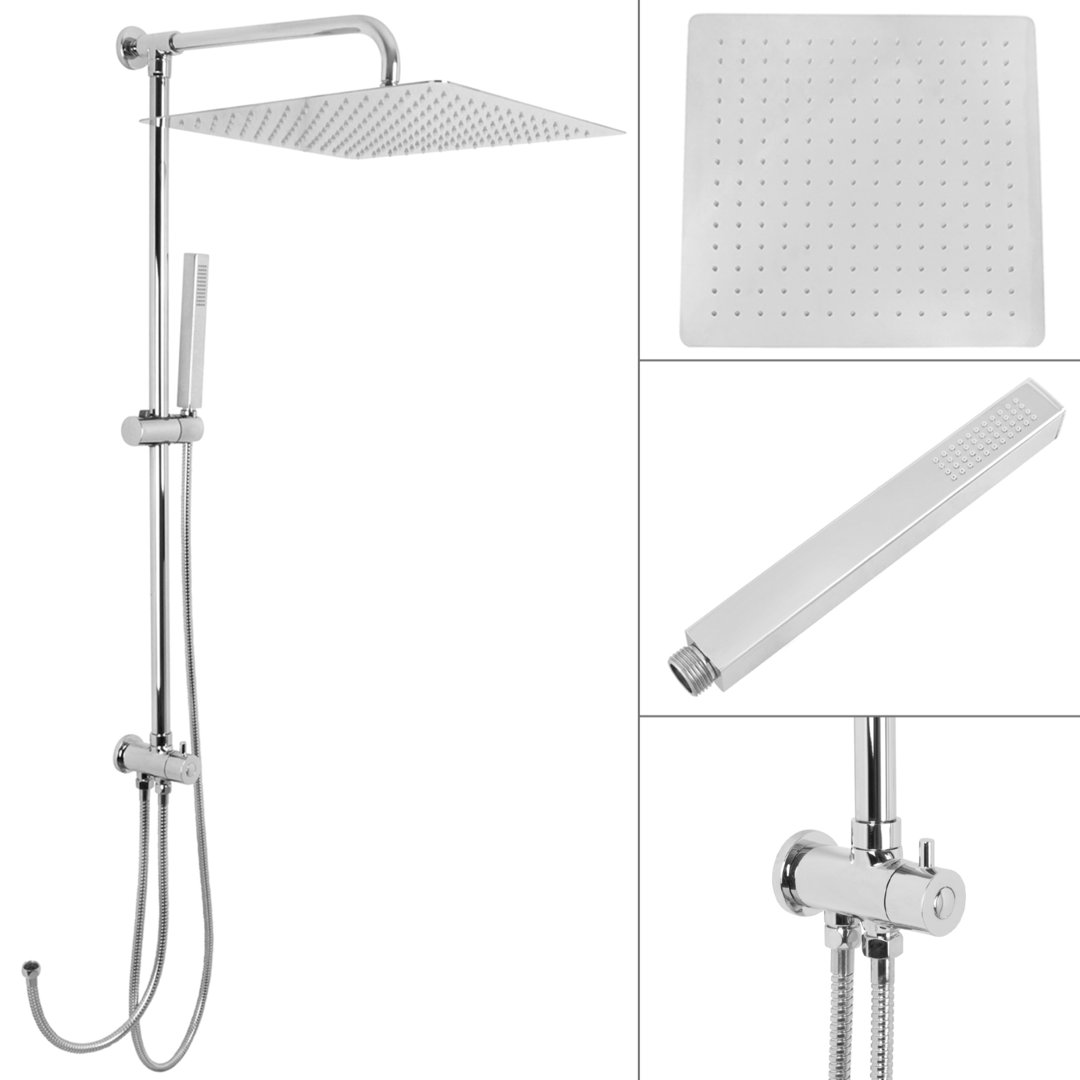 Welfenstein Aufputz-Set 2Q-ES40 Regendusche 40cm