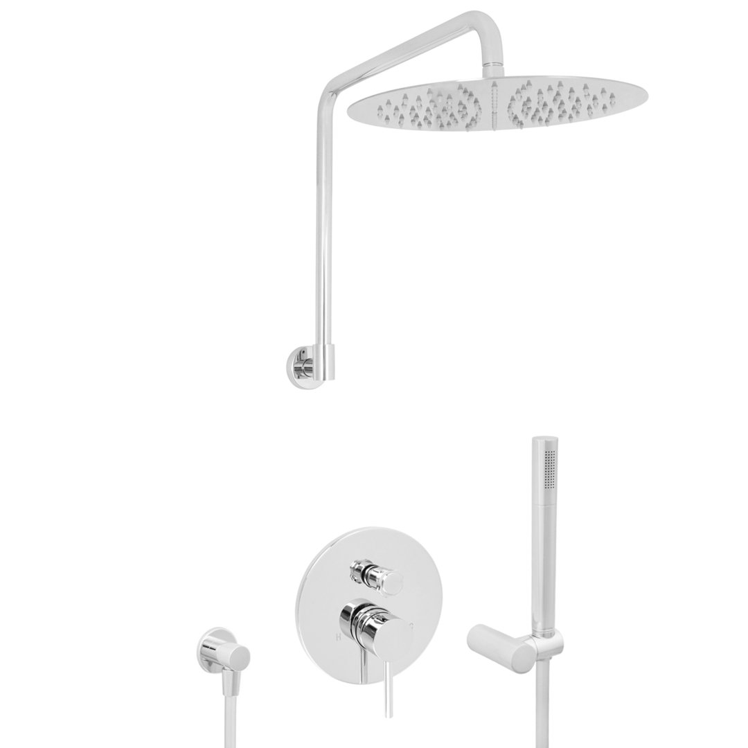 duschset duschenset duschsystem regendusche unterputz unterputzset regenbrause zulaufarm