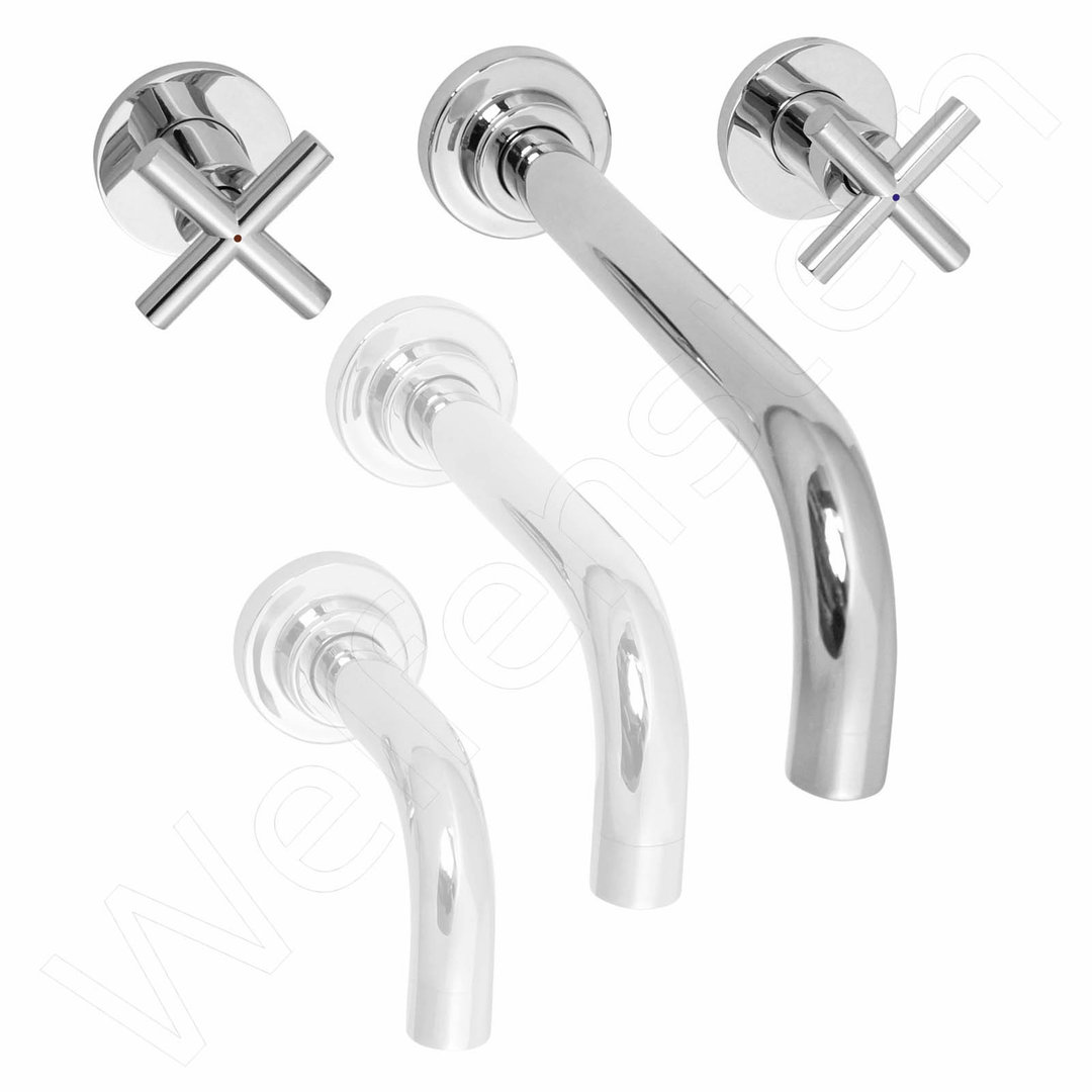 Welfenstein 3-Loch Armatur 3L-15T7 verschiedene Auslauflängen