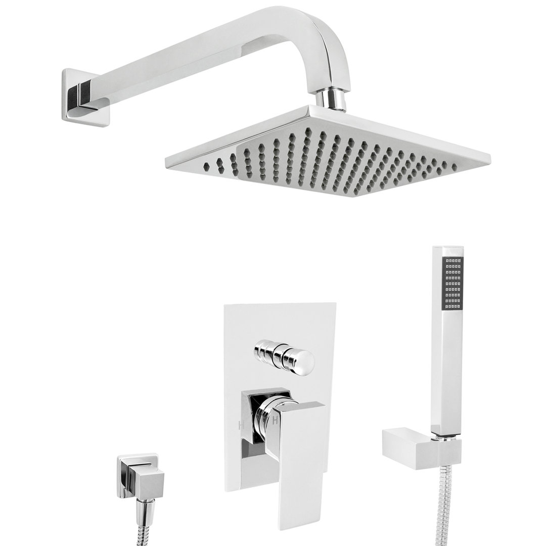 Welfenstein Unterputz-Set 75-1472HC3 Regendusche 22x14,5cm