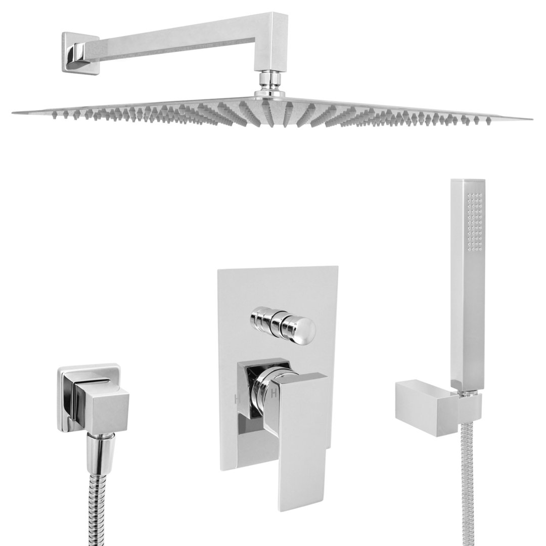 Welfenstein Unterputz-Set 75ES-40 Regendusche 40x40cm