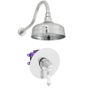 Welfenstein Unterputz-Set H110-N03 Regendusche Nostalgie 15 cm