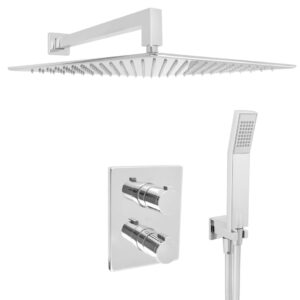 Welfenstein Thermostat Unterputz-Set T-40HC9P Regendusche 40x40cm