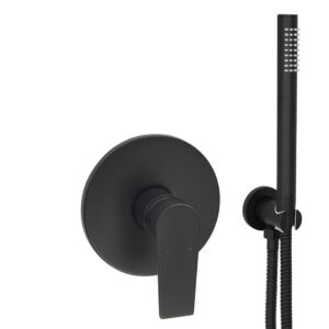 Welfenstein Unterputz-Set WBK33 schwarz matt