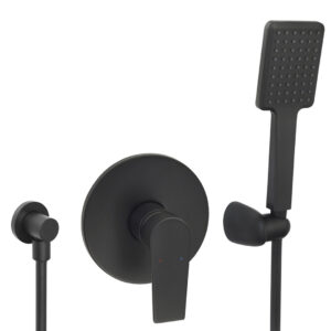 Welfenstein Unterputz-Set WBK34 schwarz matt