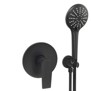 Welfenstein Unterputz-Set WBK39 schwarz matt