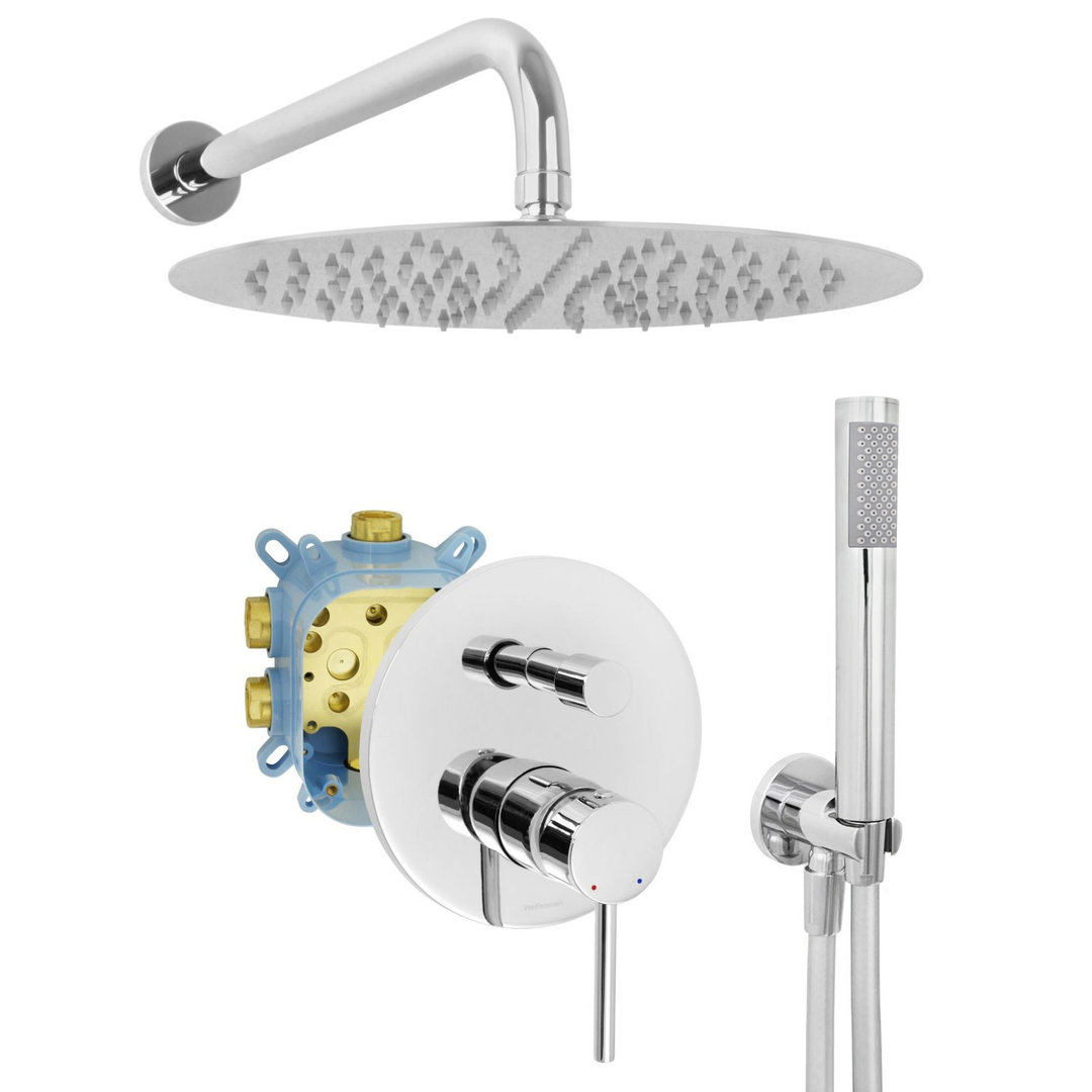 Welfenstein Unterputz-Set EB2-R01 Regendusche 30cm
