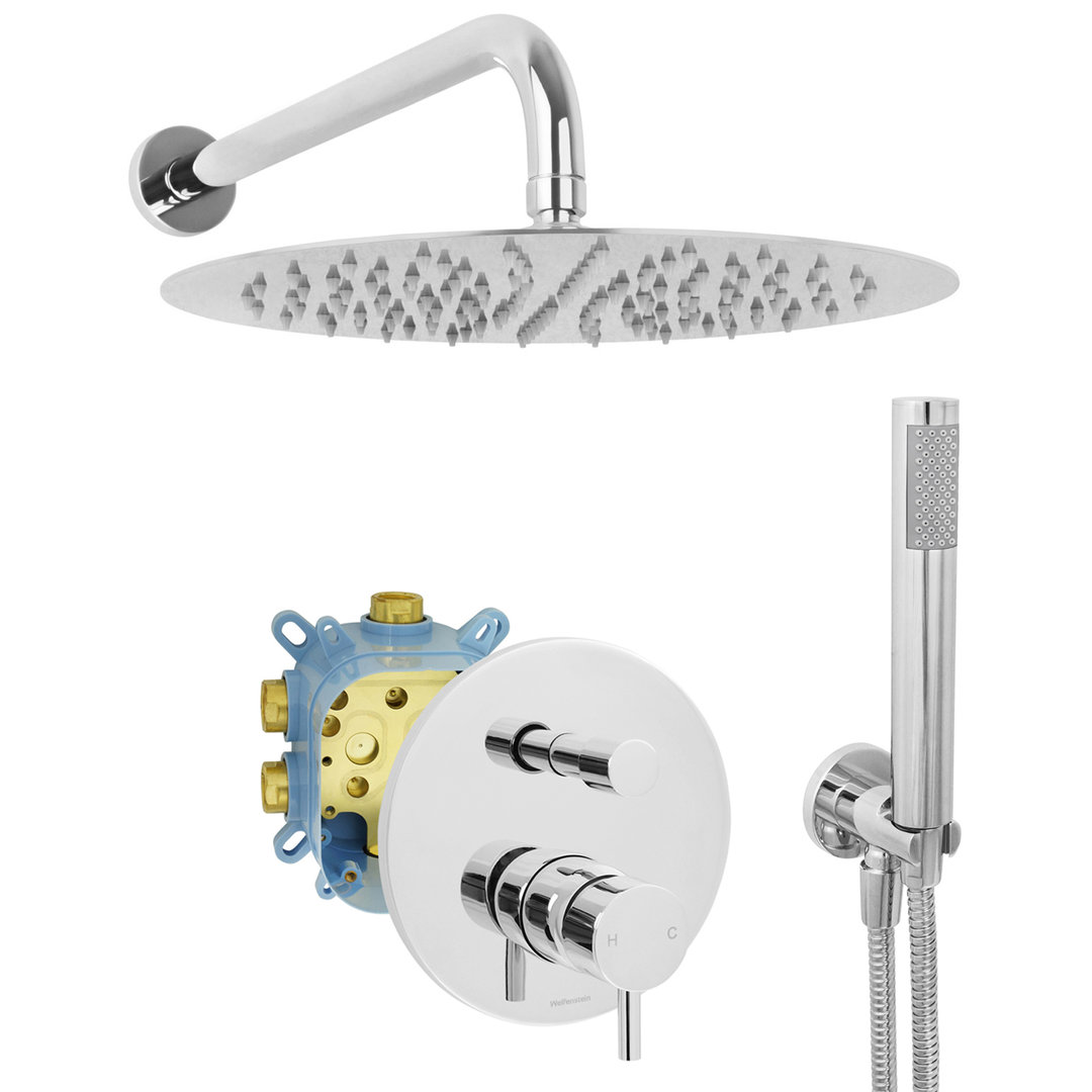 Welfenstein Unterputz-Set EB2-R13 Regendusche 30cm