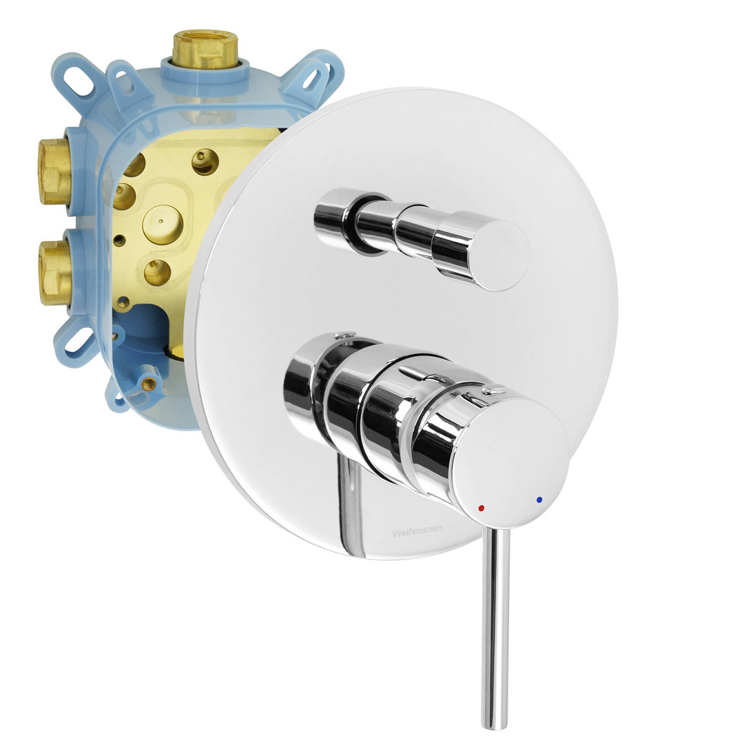 Welfenstein 2-Wege Unterputz Armatur EB-02FM mit Montagebox