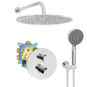 Welfenstein Thermostat Unterputz-Set EBT-R05 Regendusche 30cm