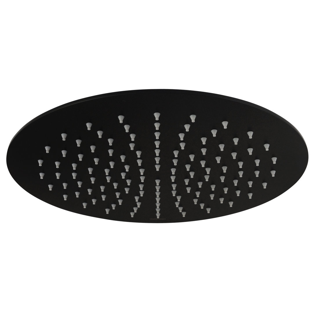 Welfenstein Regenbrause 30cm ER30-PA schwarz matt rund