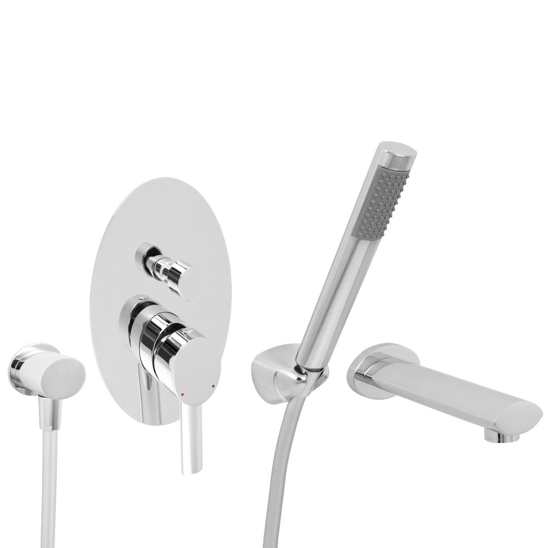 Welfenstein Unterputz-Set FA24-AH7J oval für Badewannen