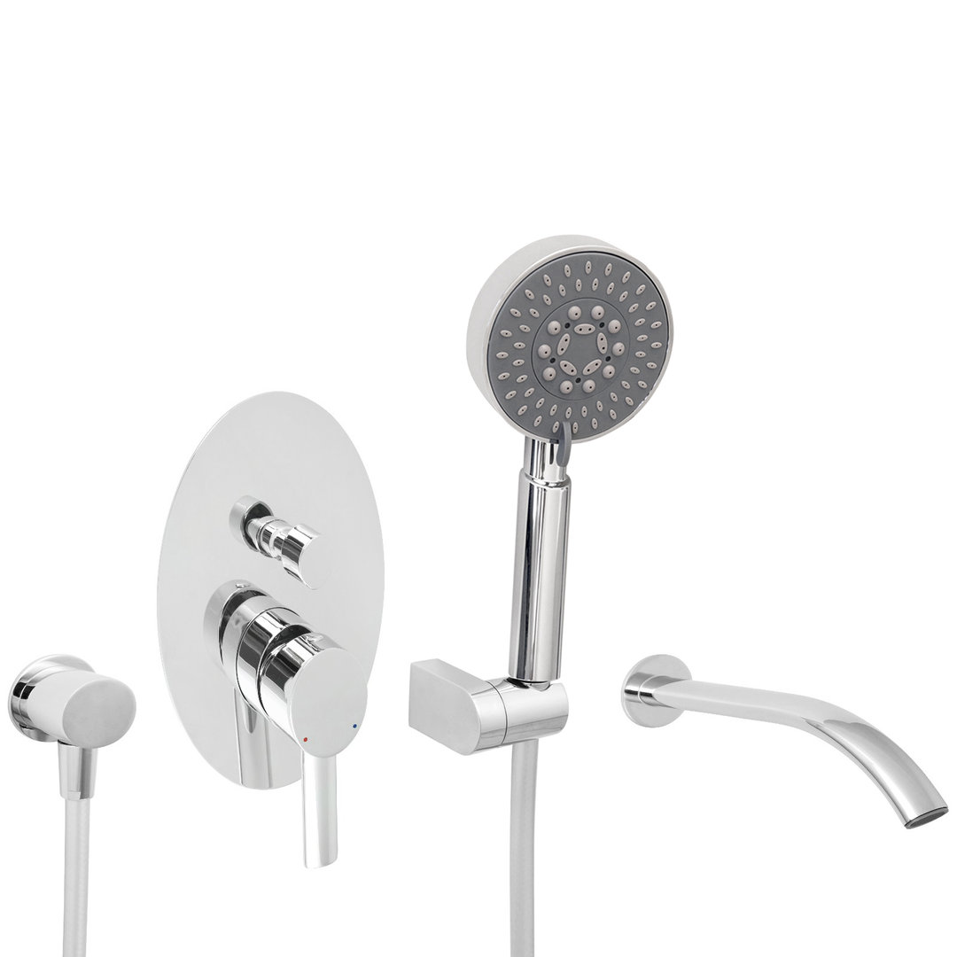 Welfenstein Unterputz-Set FA24-EM7B oval für Badewannen