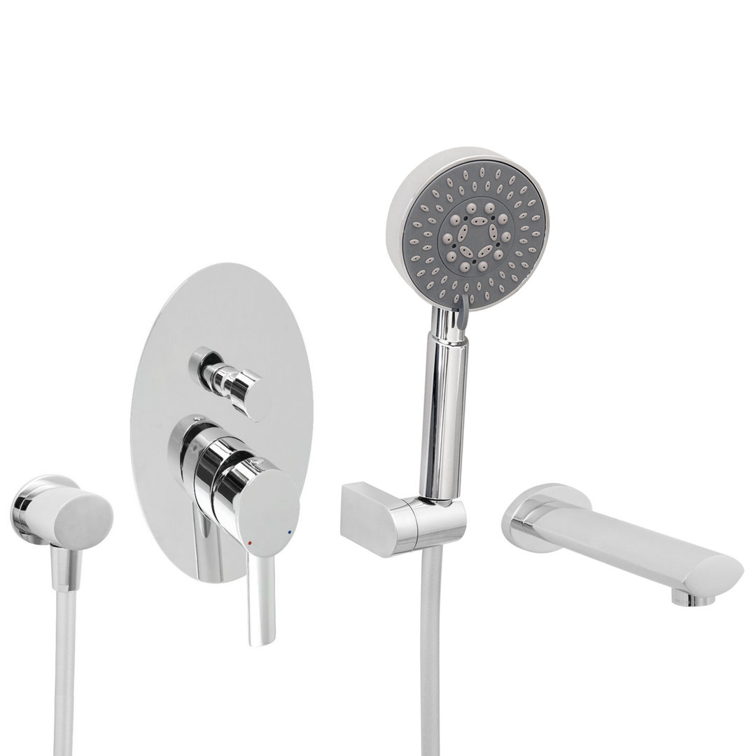 Welfenstein Unterputz-Set FA24-EM7J oval für Badewannen