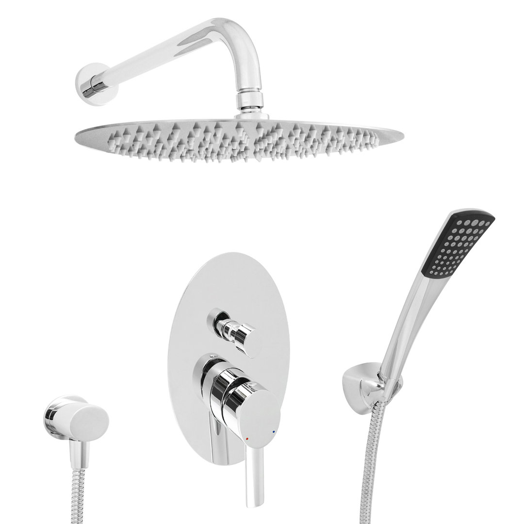 Welfenstein Unterputz-Set FA24-EO1 Regendusche oval