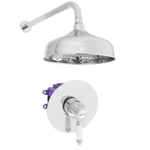 Welfenstein Unterputz-Set H110-N02 Regendusche Nostalgie 20 cm