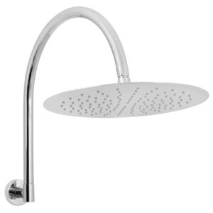 Welfenstein Regenbrause Edelstahl 30cm mit Zulaufarm HB20-ER30