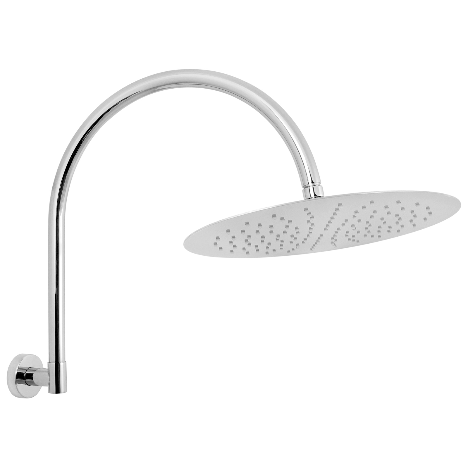 Welfenstein Regenbrause Edelstahl 30cm mit Zulaufarm HB20-ER30 – Bild 2