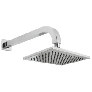 Welfenstein Regenbrause Messing 22x14,5cm mit Zulaufarm HB24-1472