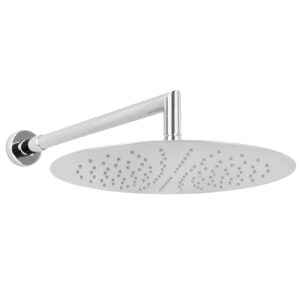 Welfenstein Regenbrause mit Zulaufarm HB7-ER30 Edelstahl 30cm