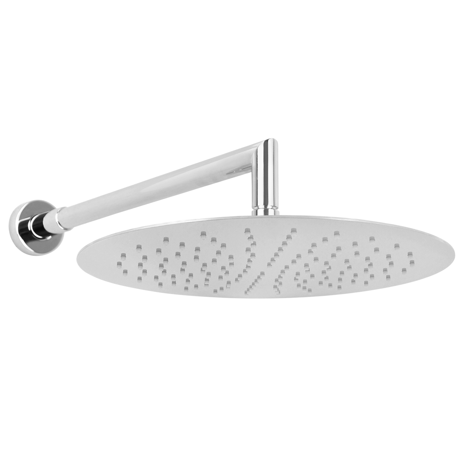 Welfenstein Regenbrause mit Zulaufarm HB7-ER30 Edelstahl 30cm