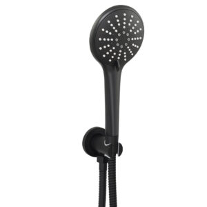 Welfenstein Handbrause Set HB-PA9 Metallschlauch schwarz matt
