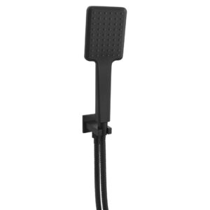 Welfenstein Handbrause Set HC9A-PA Metallschlauch schwarz matt