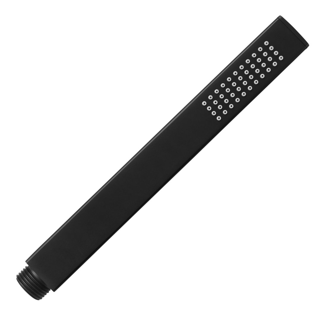 Welfenstein Stabhandbrause HH10-PA Messing eckig schwarz matt