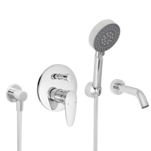 Welfenstein Unterputz-Set HT-8P3F für Badewannen