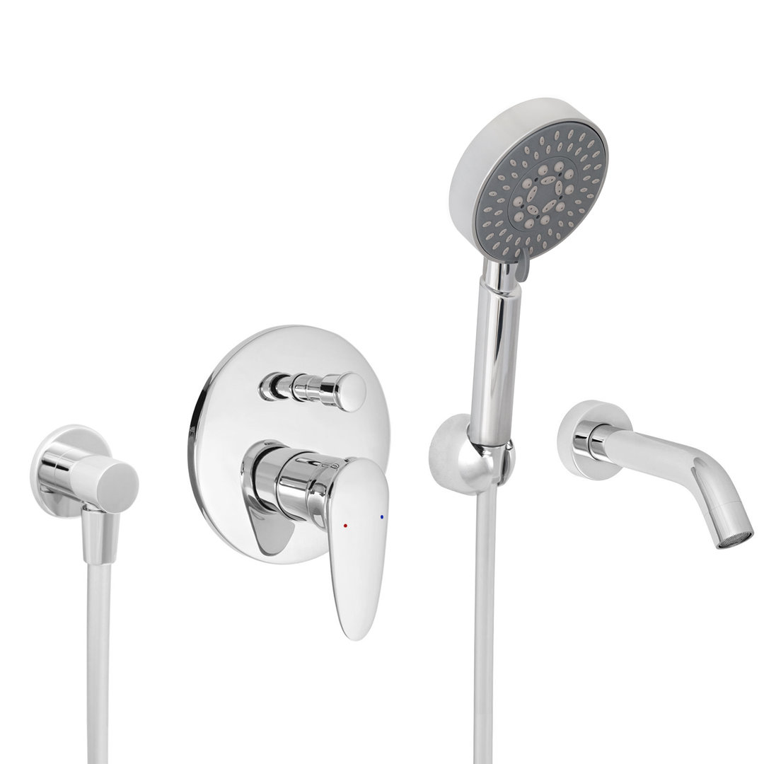 Welfenstein Unterputz-Set HT-8P3F für Badewannen