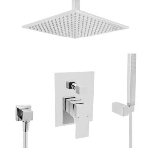 unterputzset unterputz duschset deckenzulauf deckenarm duschkopf