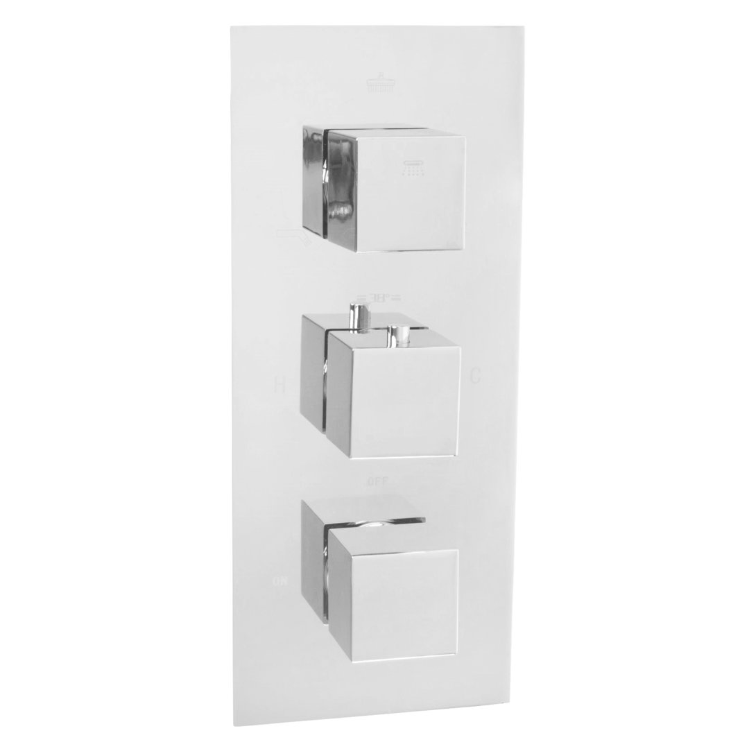 Welfenstein 3-Wege Thermostat Armatur T-128 mit Montagebox