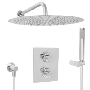 Welfenstein Thermostat Unterputz-Set T10-40HC13E Regendusche 40cm