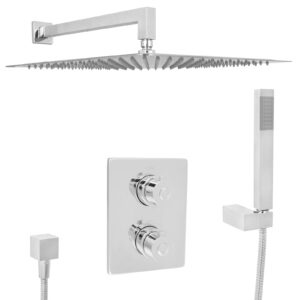Welfenstein Thermostat Unterputz-Set T10-40HC3 Regendusche 40x40cm