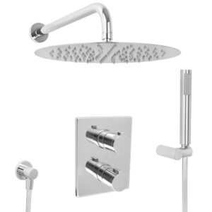 Welfenstein Thermostat Unterputz-Set T10-30HC13E Regendusche 30cm