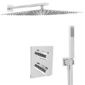 Welfenstein Thermostat Unterputz-Set T-40HC7Q Regendusche 40x40cm