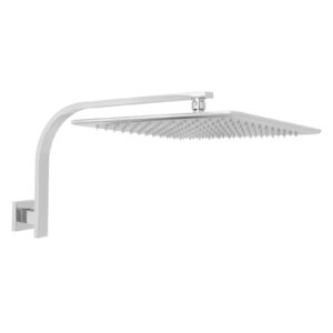 Welfenstein Regenbrause Edelstahl 30x30cm mit Zulaufarm HB32-ESS30