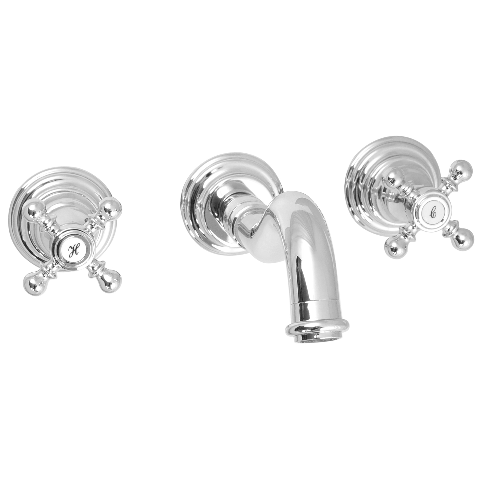 waschtischarmatur unterputz messing verchromt mischer zweigriffmischer kreuzgriffe mischelement vintage landhaus