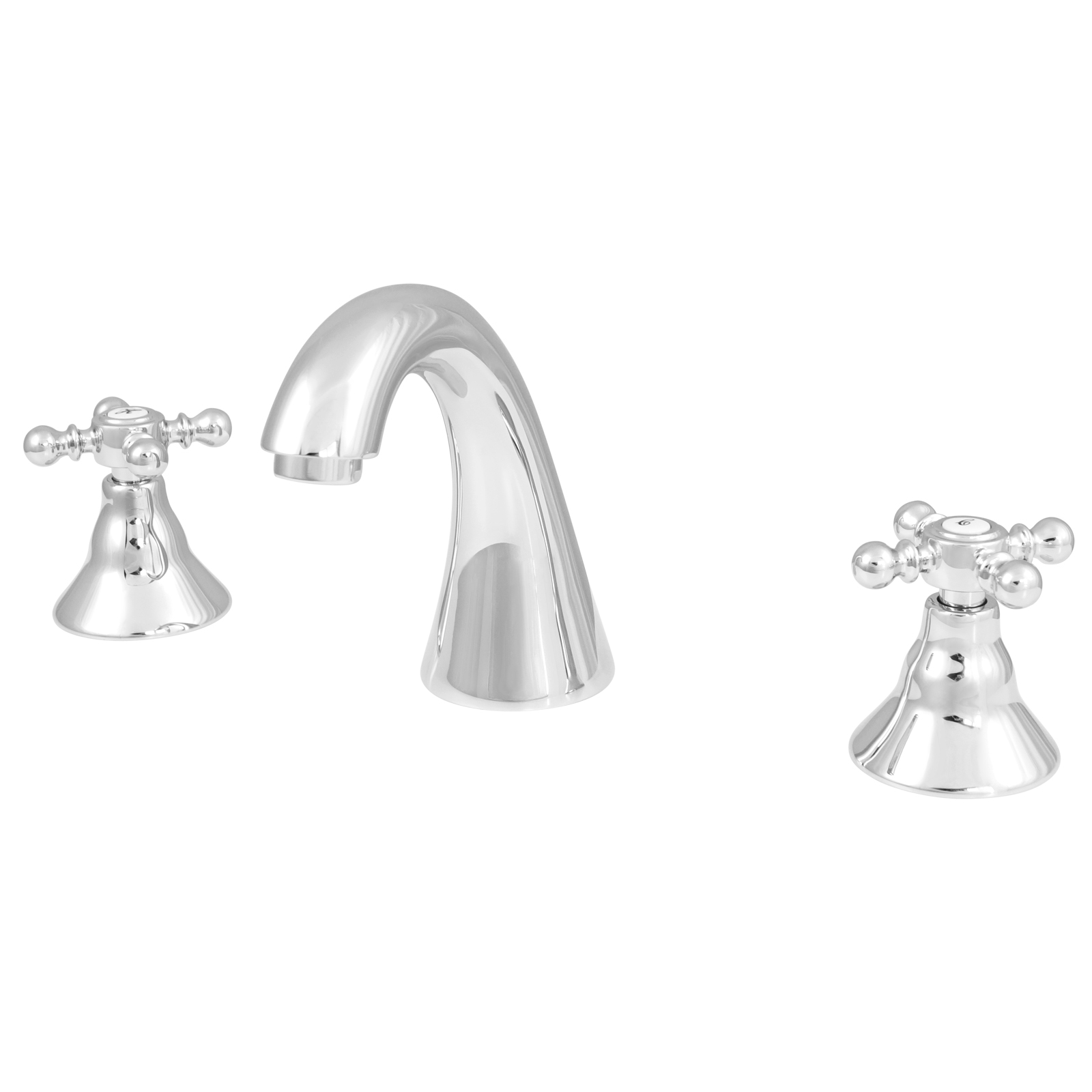 waschtisch armatur welfenstein 3 loch nostalgie retro landhaus zweigriffmischer kreuzgriffe