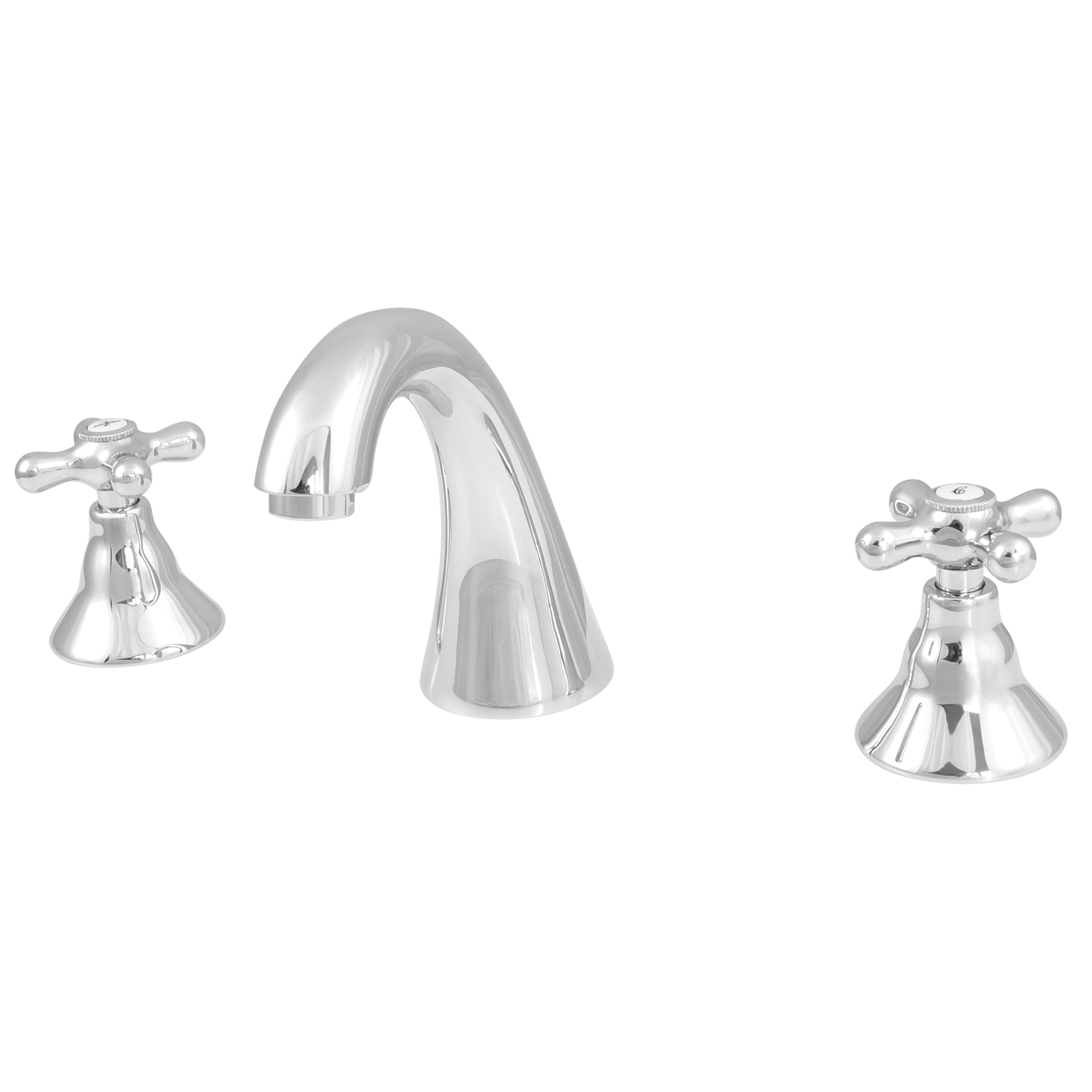 waschtisch armatur welfenstein 3 loch nostalgie retro landhaus zweigriffmischer kreuzgriffe