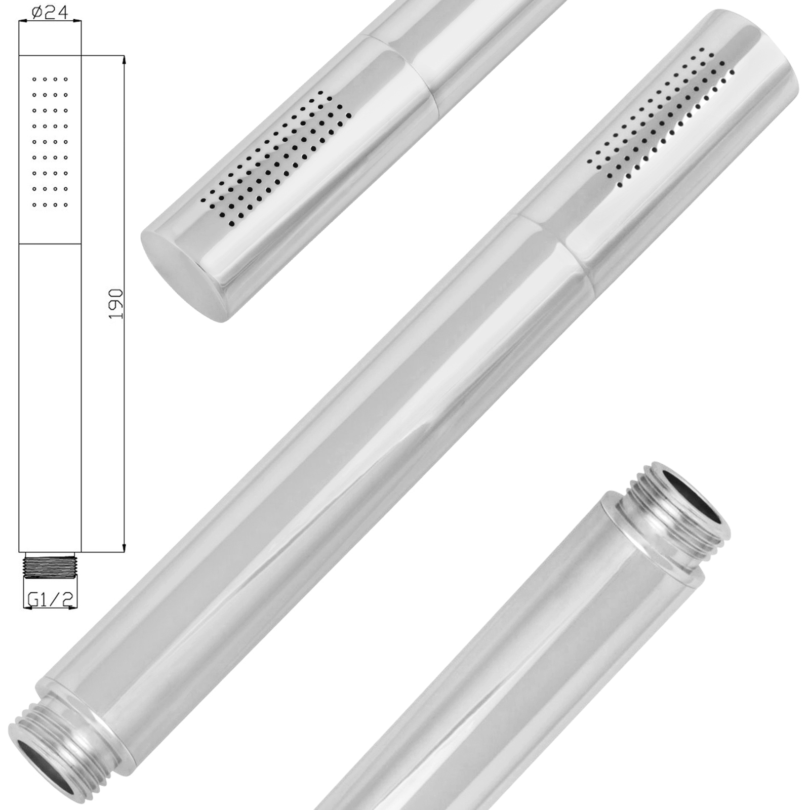 Unterputz-Set mit Grohe Concetto-W101 Wanneneinlauf – Bild 4